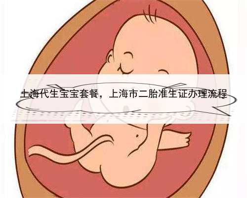 上海代生宝宝套餐，上海市二胎准生证办理流程