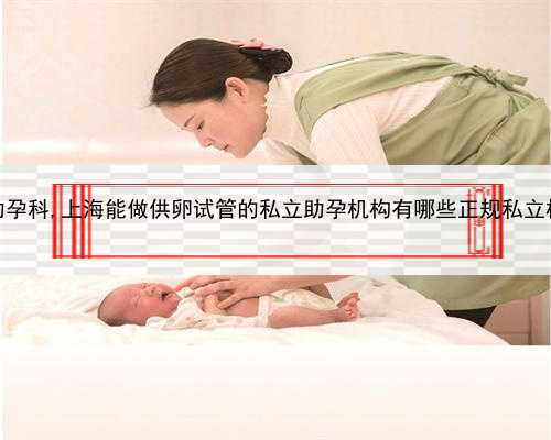 上海哪个医院有助孕科,上海能做供卵试管的私立助孕机构有哪些正规私立机构
