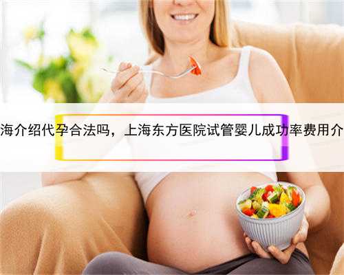 上海介绍代孕合法吗，上海东方医院试管婴儿成功率费用介绍